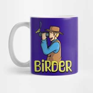 Cartoon Birder Mug